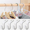 Space-Saving Hanger Connector Hooks for Closet Organization