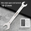 Ultra-Thin Dual-End Open Wrench for Tight Spaces