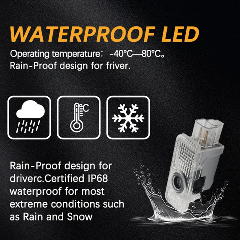 LED Car Door Logo Projector Light