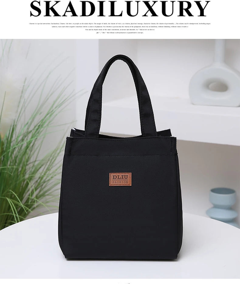 Insulated Lunch Bag with Top Handle for Work