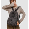 Leopard Print Casual Backpack for School & Daily Use
