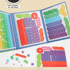 Magnetic Fraction Teaching Set with Charts & Erasable Practice Area
