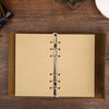 Vintage PU Leather Spiral Journal – Traveler's Notebook with Anchor Design