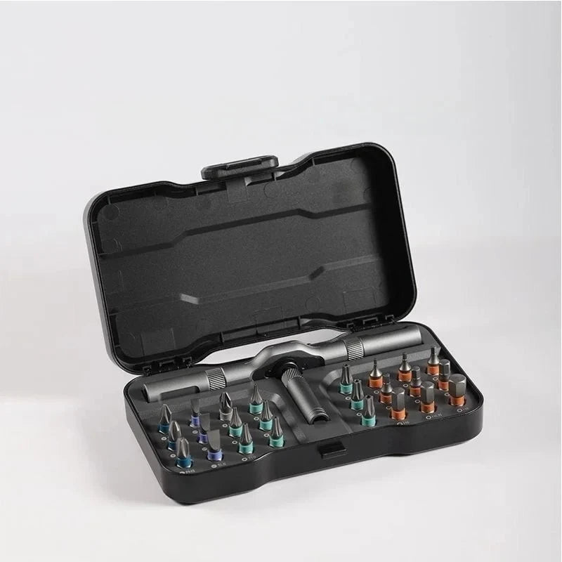 24-in-1 Ratchet Screwdriver Set with Magnetic Bits