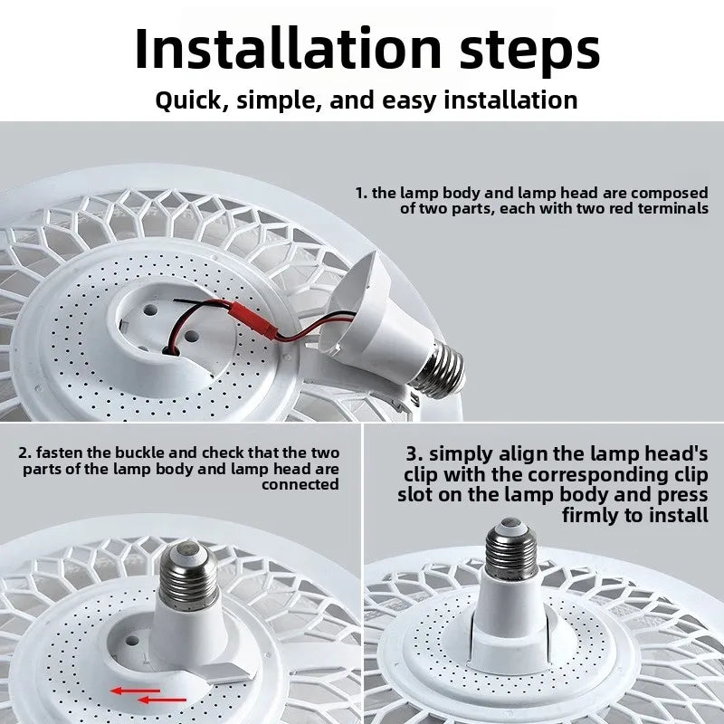 All-in-One LED Deckenventilator mit Fernbedienung