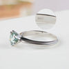 GRA Certified VVS1 Moissanite Solitaire Ring