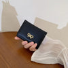 Compact Bow Tri-Fold Wallet with Multiple Card Slots