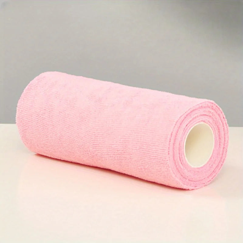 Reusable Microfiber Cleaning Cloth Roll (20 Sheets) – Multi-Surface Kitchen & Household Towels