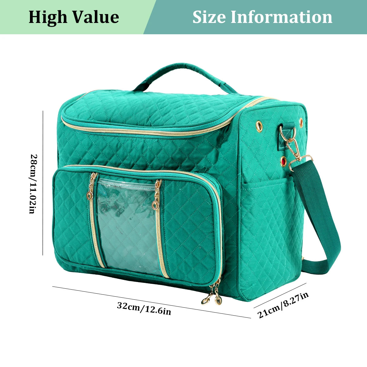 Portable Yarn Storage & Crochet Organizer Bag