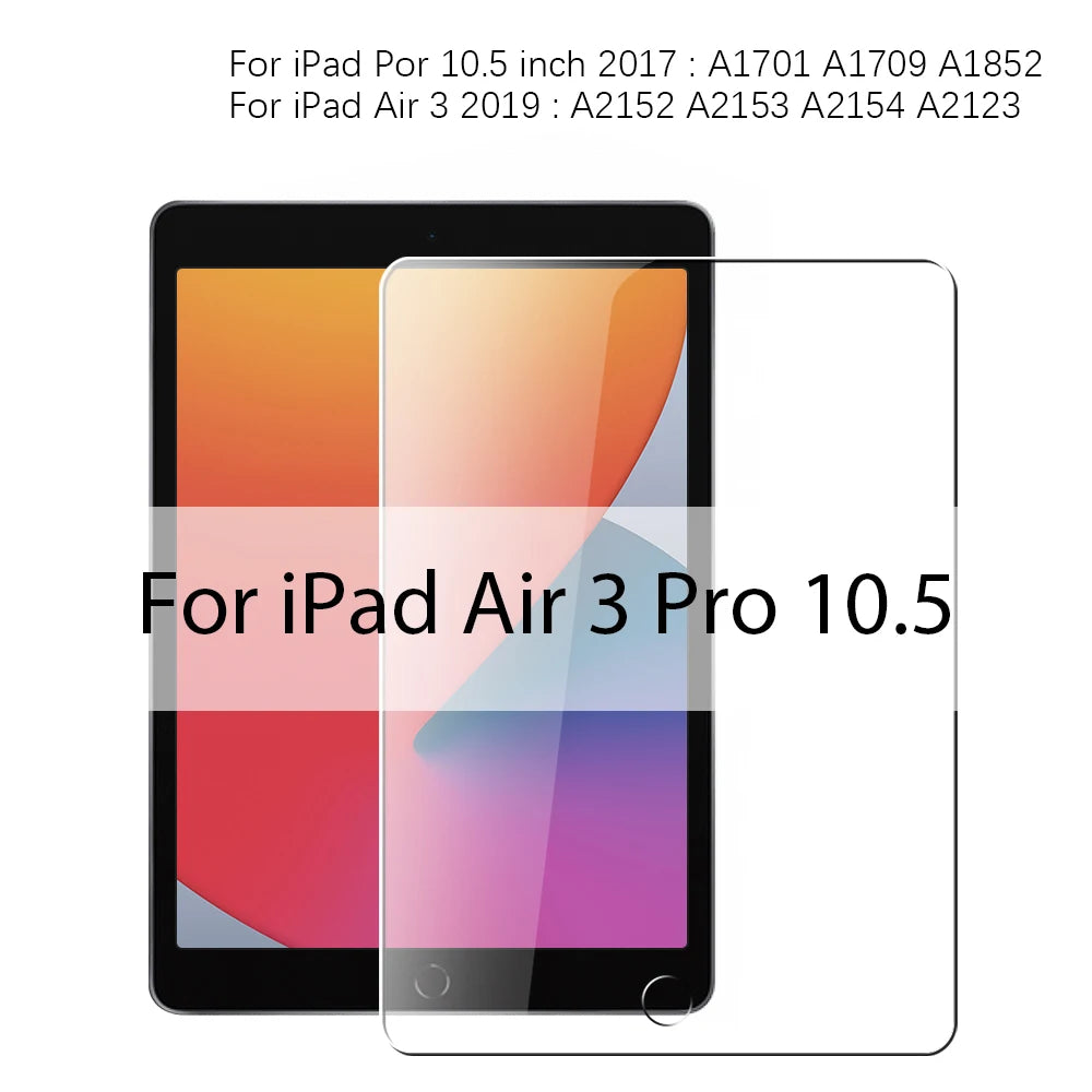 Ultra-Clear Tempered Glass Screen Protector for iPad