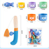 Montessori Cloth Fishing Game with Stacking Cups & Counting Set