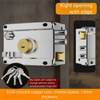 Stainless Steel Exterior Door Lock with 5 Keys