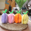 Kawaii Fruit Bunny Plush Toy - Cute Carrot & Strawberry Design