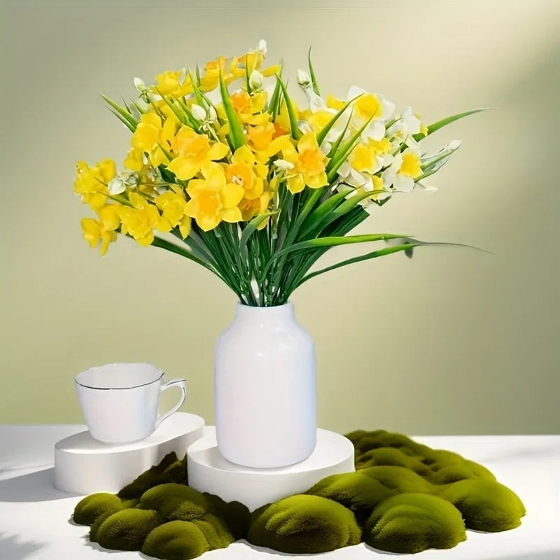 Realistic Artificial Daffodil Flowers