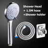 High-Pressure Handheld Shower Head with 5 Spray Modes