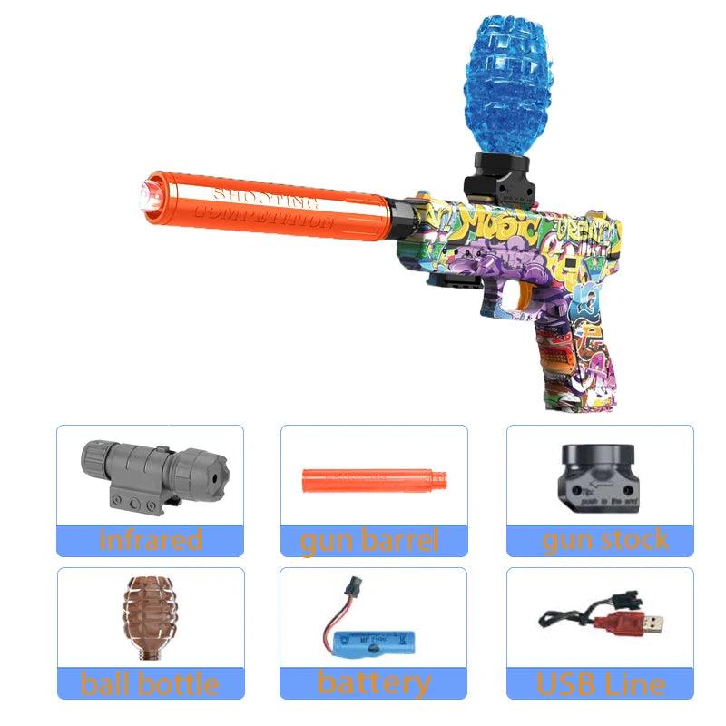 Interactive Electric Toy Blaster Pistol