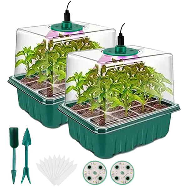 Seed Starter Tray with LED Grow Light