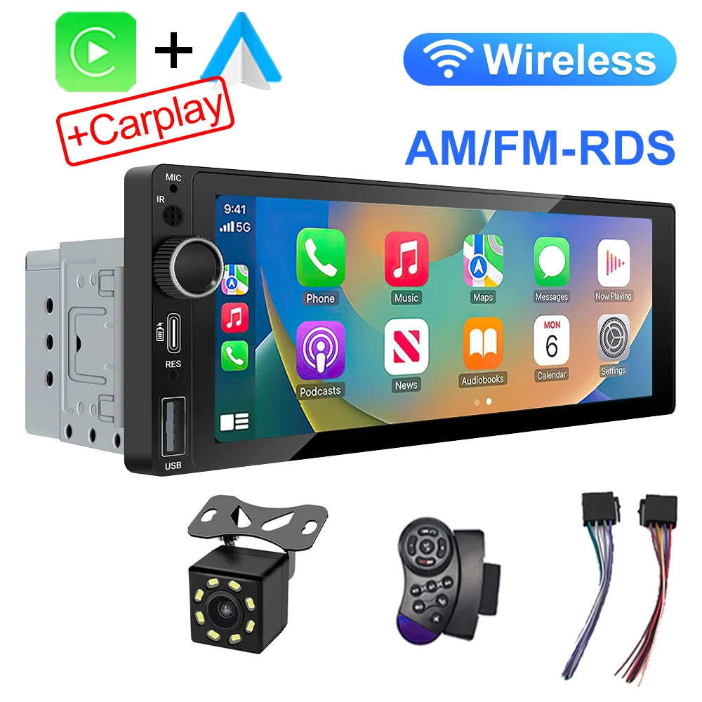 Universal Car Multimedia Player with Android Auto/CarPlay