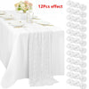 Green Bohemian Cheesecloth Table Runner