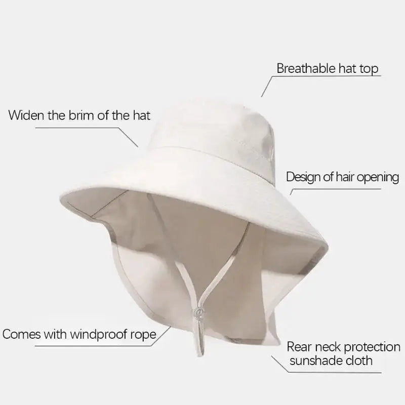 Versatile Wide Brim Straw Sun Hat
