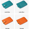 Slim Leather Card Holder with Quick-Access Pull Tab