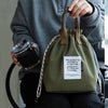 Large Insulated Lunch Bag with Drawstring Closure