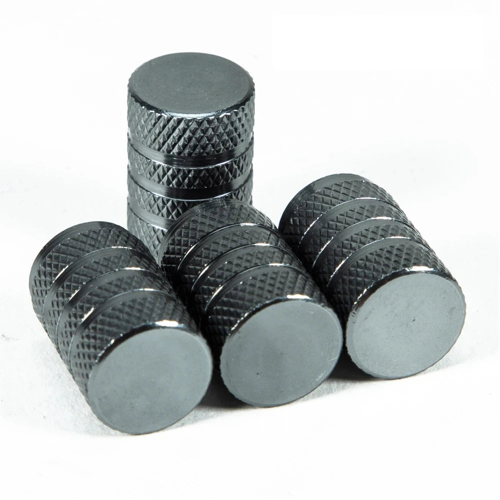 Aluminum Tire Valve Stem Caps – Set of 4