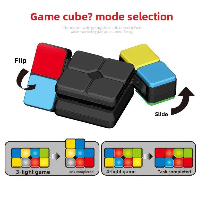 Electronic Handheld Puzzle Fidget Game with 4 Modes
