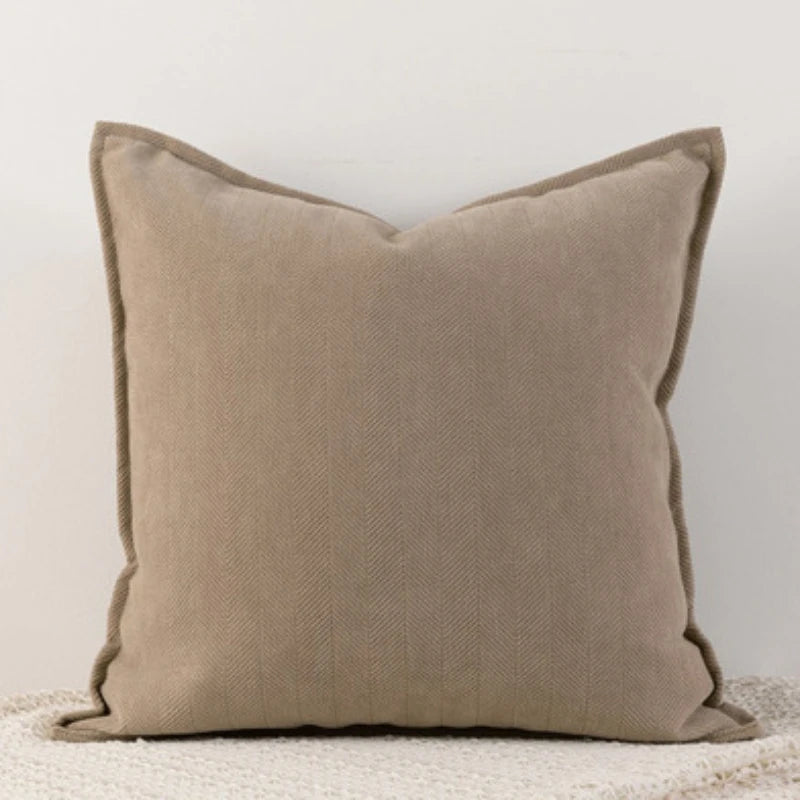 Soft Chenille Throw Pillow Covers – Nordic Solid Design for Couch & Bed