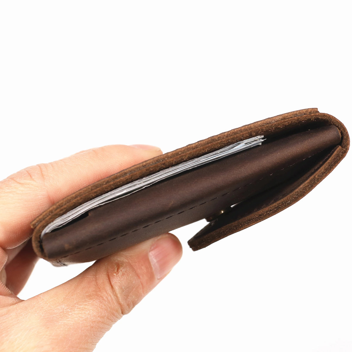 Slim Full-Grain Leather Wallet for Men
