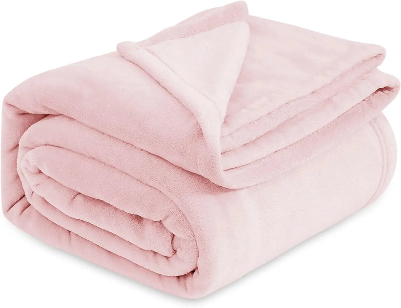 Black Microfiber Fleece Blanket