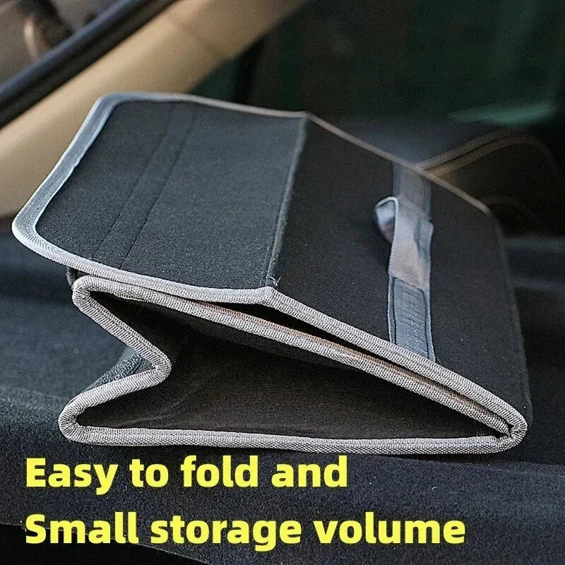 Felt Car Trunk Organizer with Anti-Slip Base
