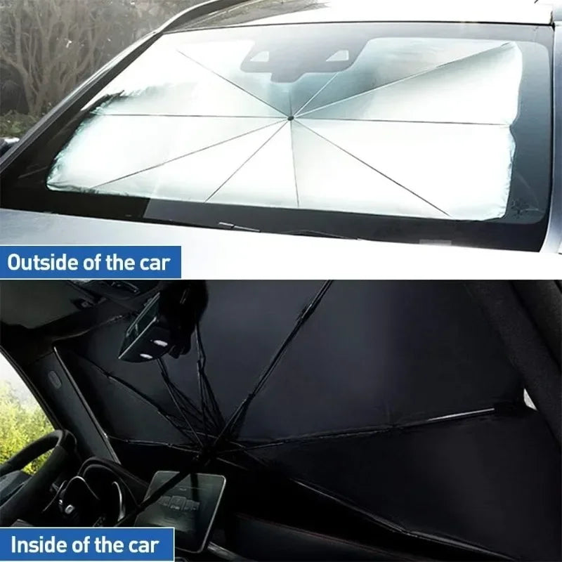 Folding Car Sunshade Umbrella with UV Protection