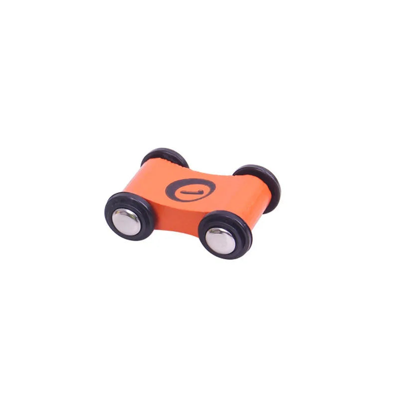 Wooden Push-and-Go Race Cars for Kids – Set of 4 Mini Toy Vehicles
