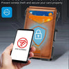 Slim RFID-Blocking Leather Wallet with Magnetic Money Clip