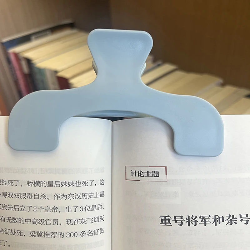 Frosted Transparent Book Page Holder Clip
