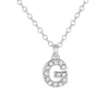 Initial Letter Pendant Necklace