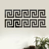 Black and white geometric maze pattern acrylic mirror wall stickers for decorative borders