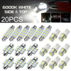 LED Car Interior Light Bulb Set (42-Piece) – 6000K White