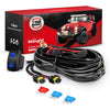 12V Heavy Duty Fog Light Wiring Harness Kit with Relay and Rocker Switch