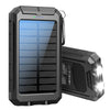 10000mAh Solar Power Bank with Dual USB and USB-C Output