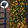 Solarbetriebene LED-Efeu-Girlande mit 8 Lichtmodi