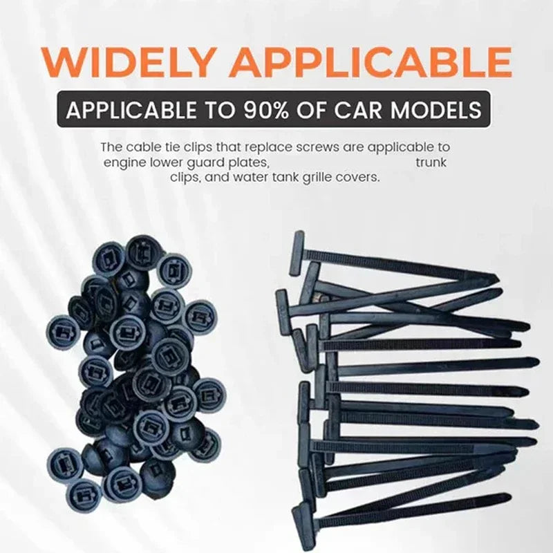Reusable Nylon Cable Ties with Self-Locking Buckle