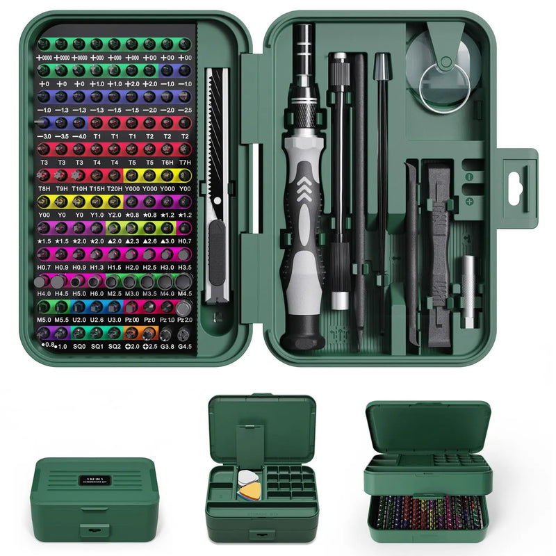 Precision Screwdriver Set with Magnetic Storage Case