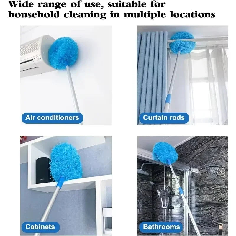 Extendable Microfiber Ceiling Fan Duster with Washable Head