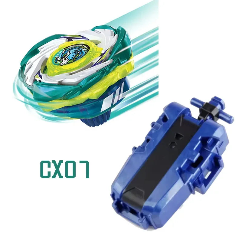 Beyblade Burst CX Series Metal Fighting Top with launcher in green and white colors