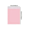 A pink self-adhesive waterproof mailing bag measuring 25cm by 35cm.