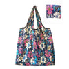 Foldable Nylon Reusable Shopping Bag with Floral Print
