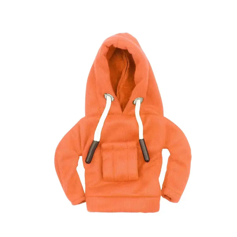 Tapa de palanca naranja de forro polar acogedor.