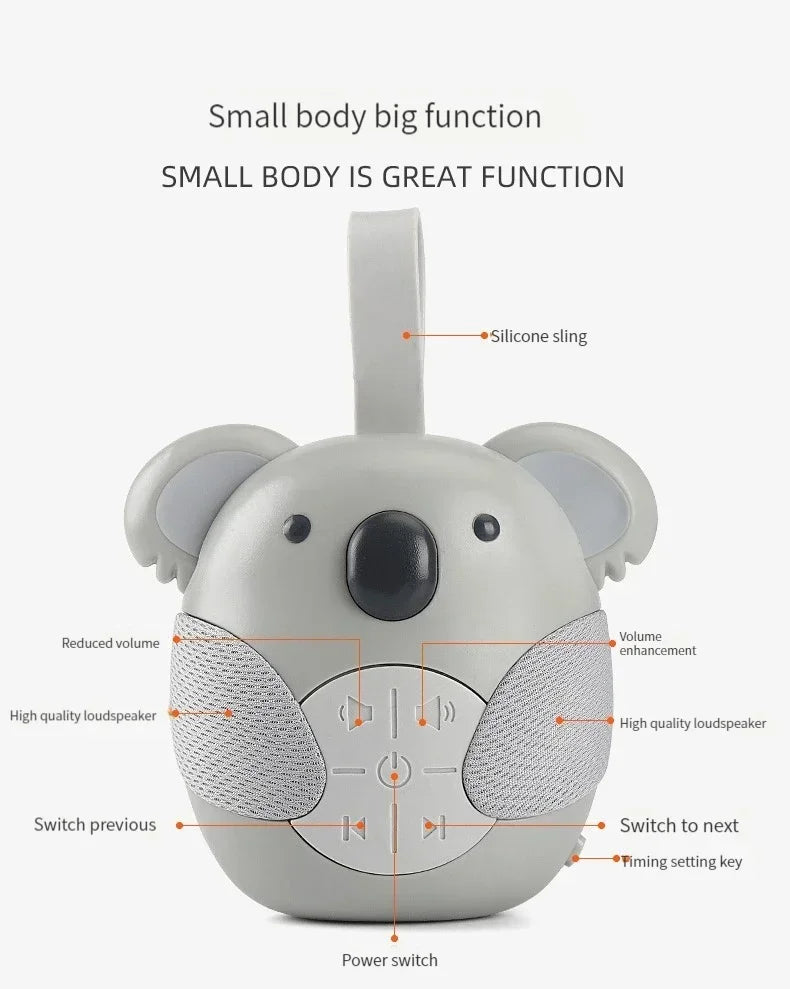 Soothing Sleep Sound Machine with Timer and Night Light